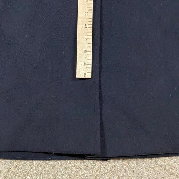 VTG Brooks Brothers Coat Mens 45R Wool Overcoat Car Jacket Navy Preppy Trench - Picture 11 of 12